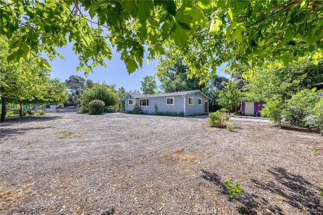 3595 Vista St, Clearlake, CA 95422 - view of yard featuring an outdoor structure
