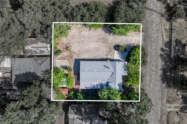 3595 Vista St, Clearlake, CA 95422 - aerial overview of property's location featuring property parcel outlined
