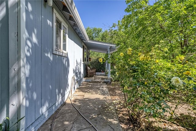 3595 Vista St, Clearlake, CA 95422 - view of side of property with a patio