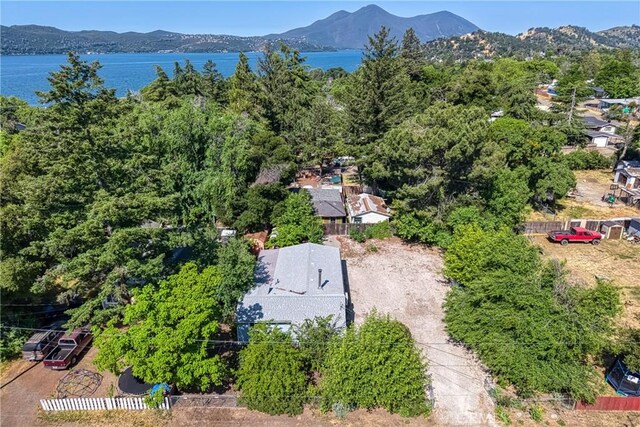 3595 Vista St, Clearlake, CA 95422 - aerial view of a water and mountain view