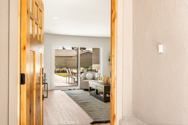 2049 Wickshire Ave, Hacienda Heights, CA 91745 - corridor with wood finished floors