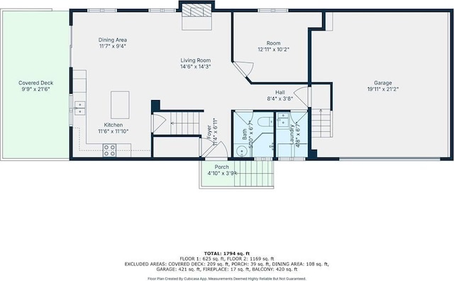 9345 Conifer Dr, Forest Falls, CA 92339 - view of property floor plan