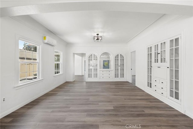 747 W 9th St, San Bernardino, CA 92410 - unfurnished sunroom with a wall unit AC