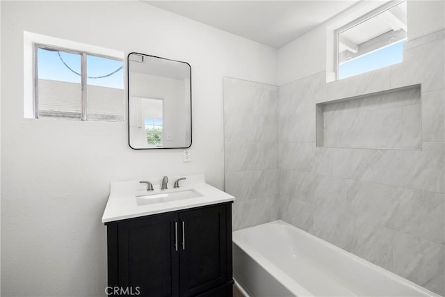 747 W 9th St, San Bernardino, CA 92410 - bathroom with vanity and bathing tub / shower combination