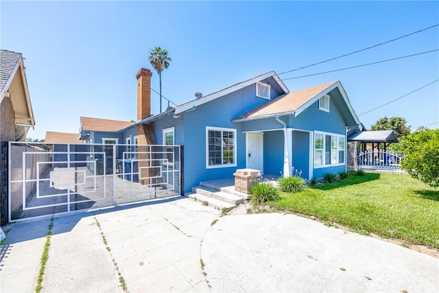 747 W 9th St, San Bernardino, CA 92410 - single story home with a chimney