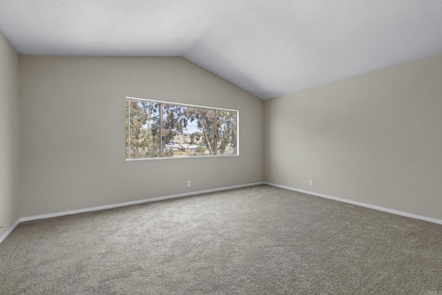 1561 Parkland Way, San Diego, CA 92114 - carpeted spare room with vaulted ceiling and baseboards