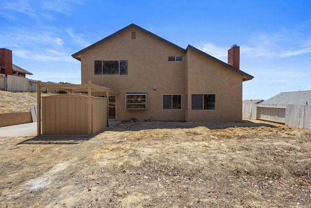 1561 Parkland Way, San Diego, CA 92114 - back of property with a chimney and stucco siding