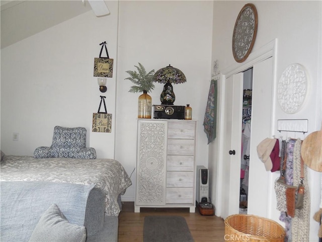 31462 La Matanza St, San Juan Capistrano, CA 92675 - bedroom featuring wood finished floors and lofted ceiling