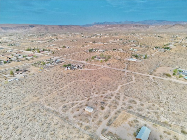 177 Cherokee Trl, Yucca Valley, CA 92284 - view of rural area featuring a desert landscape and a mountain backdrop