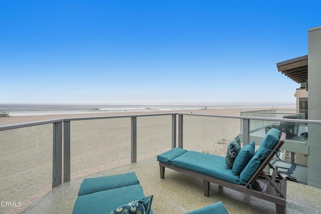 3903 Ocean Dr, Oxnard, CA 93035 - balcony with view of water and beach