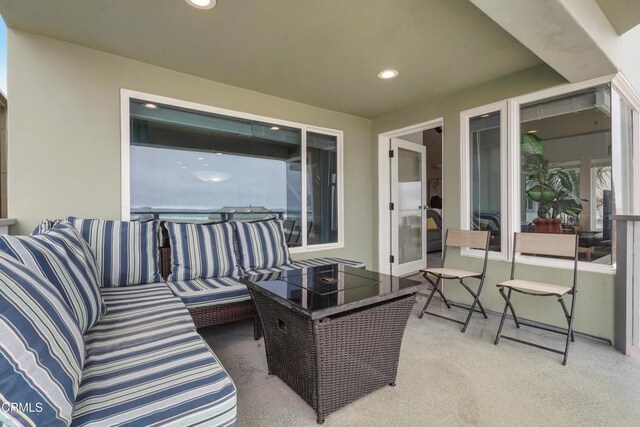 3903 Ocean Dr, Oxnard, CA 93035 - view of patio with an outdoor living space