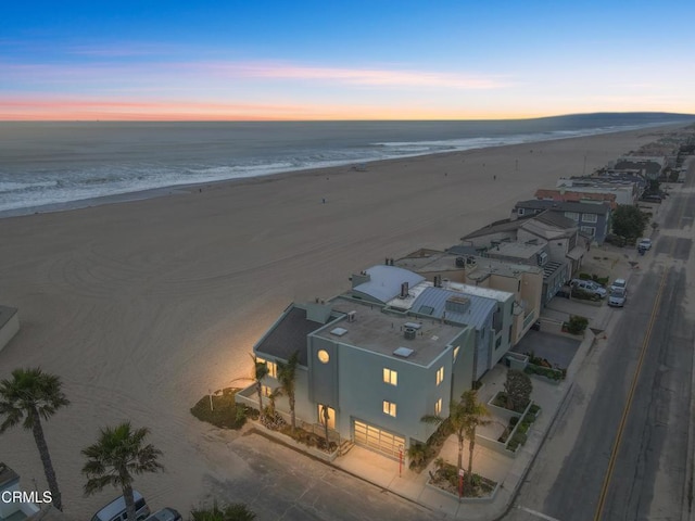 3903 Ocean Dr, Oxnard, CA 93035 - aerial view at dusk of view of water and beach