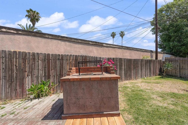1520 Flanagan St, Pomona, CA 91766 - view of yard featuring a deck