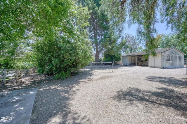 11616 E Las Posas Rd, Camarillo, CA 93012 - view of yard with an outbuilding