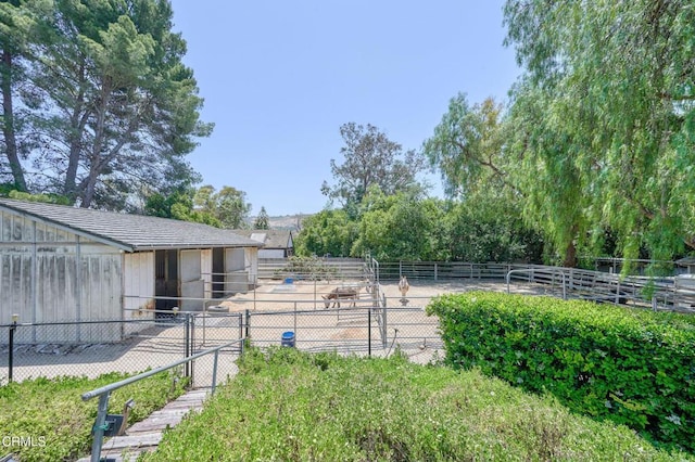 11616 E Las Posas Rd, Camarillo, CA 93012 - view of yard featuring an exterior structure and an outbuilding