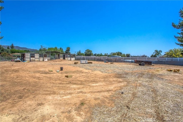 375 E County Line Rd, Calimesa, CA 92320 - view of yard with a mountain view