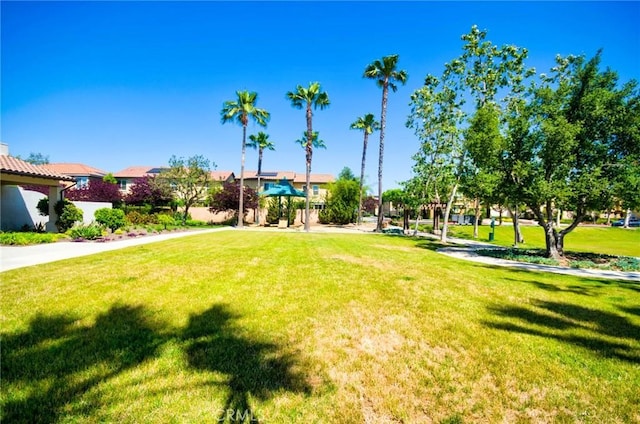 2910 E Via Terrano, Ontario, CA 91764 - view of home's community with a lawn