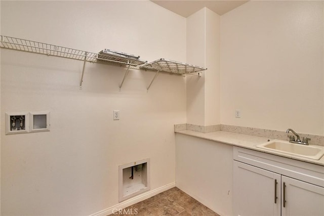 2910 E Via Terrano, Ontario, CA 91764 - clothes washing area featuring cabinet space, hookup for a washing machine, and baseboards