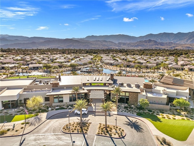 27 Medoc, Rancho Mirage, CA 92270 - aerial view of residential area featuring a mountain backdrop