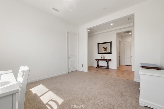 27 Medoc, Rancho Mirage, CA 92270 - spare room with light colored carpet, recessed lighting, and baseboards