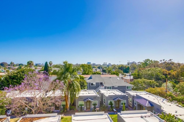view from above of property