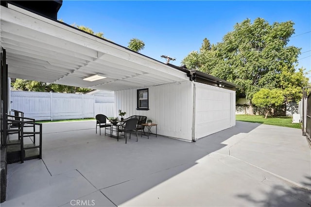 5616 Buffalo Ave, Valley Glen, CA 91401 - fenced backyard featuring a patio