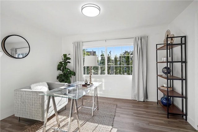 5616 Buffalo Ave, Valley Glen, CA 91401 - office featuring wood finished floors and baseboards
