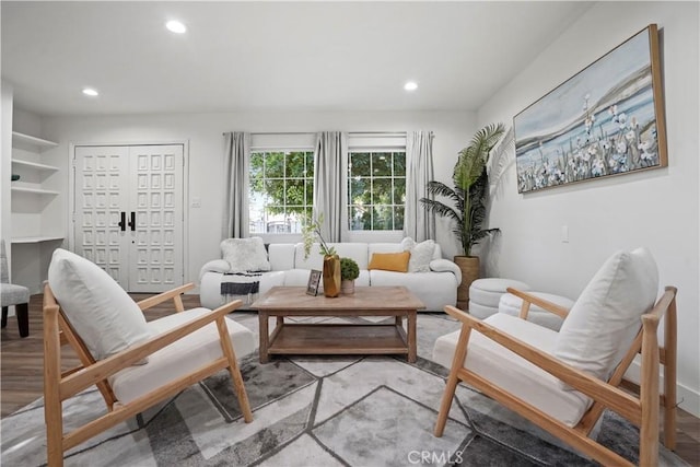 5616 Buffalo Ave, Valley Glen, CA 91401 - living room with recessed lighting and light wood-style floors