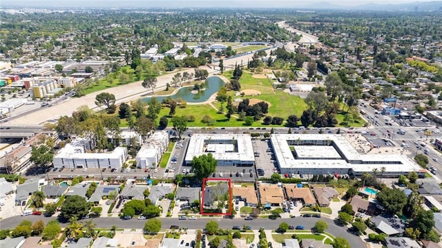 6454 Baird Ave, Reseda, CA 91335 - view of property location with property parcel outlined and a large body of water