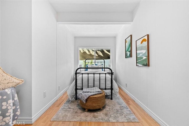 6454 Baird Ave, Reseda, CA 91335 - bedroom featuring wood finished floors and baseboards