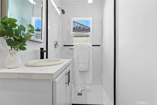 6454 Baird Ave, Reseda, CA 91335 - full bath featuring a stall shower and vanity