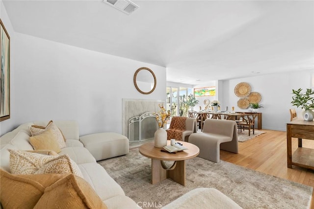 6454 Baird Ave, Reseda, CA 91335 - living area featuring wood finished floors