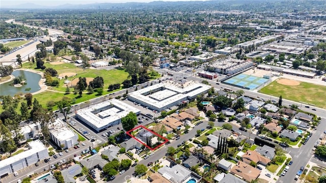 6454 Baird Ave, Reseda, CA 91335 - aerial view of property and surrounding area with a nearby body of water