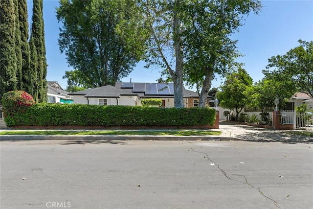 6454 Baird Ave, Reseda, CA 91335 - view of front of home with solar panels