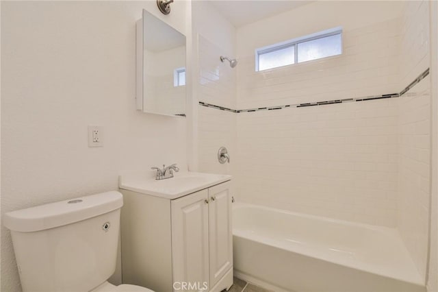 343 E 98th St, Los Angeles, CA 90003 - full bathroom with shower / bath combination, toilet, and vanity