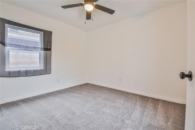 343 E 98th St, Los Angeles, CA 90003 - unfurnished room featuring carpet, a ceiling fan, and baseboards