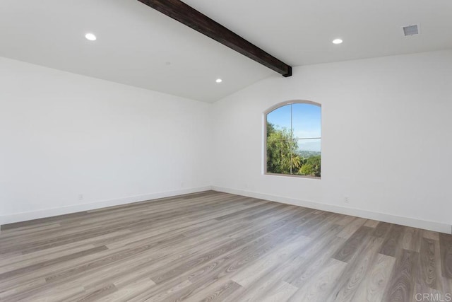239 Futurity Ln, Fallbrook, CA 92028 - unfurnished room with light wood-type flooring and recessed lighting