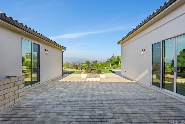 239 Futurity Ln, Fallbrook, CA 92028 - view of patio / terrace featuring a mountain view