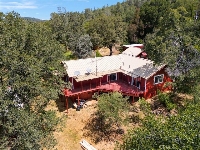 82 Dedeker Ln, Oroville, CA 95966 - view from above of property featuring a heavily wooded area