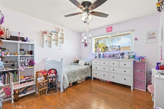 63 Our Way, Chico, CA 95973 - bedroom with wood finished floors and a ceiling fan