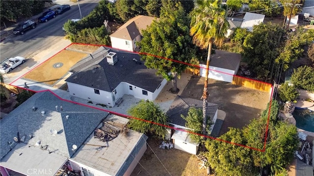 6916 Etiwanda Ave, Reseda, CA 91335 - view from above of property featuring property parcel outlined