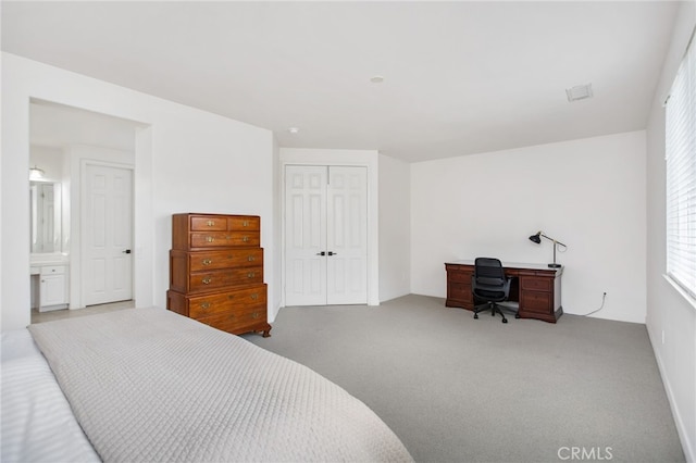 35987 Corte Renata, Murrieta, CA 92562 - bedroom with carpet floors, a desk, and a closet