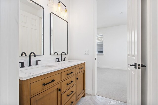 35987 Corte Renata, Murrieta, CA 92562 - bathroom featuring double vanity and baseboards