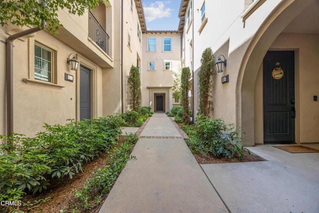 865 Orchid Way Unit A, Azusa, CA 91702 - property entrance with stucco siding
