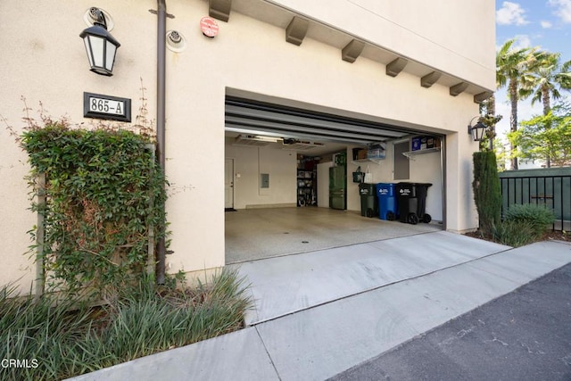 865 Orchid Way Unit A, Azusa, CA 91702 - garage with concrete driveway