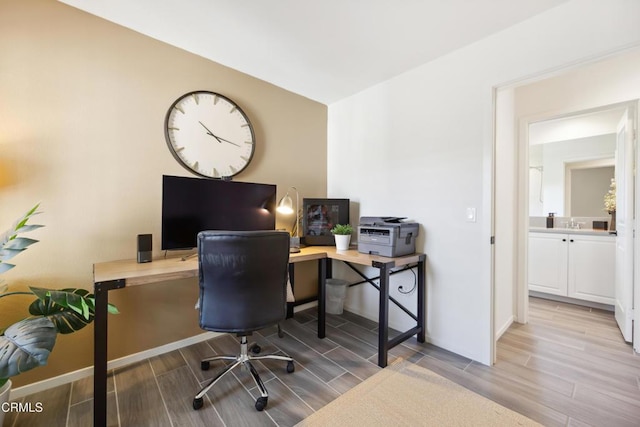 865 Orchid Way Unit A, Azusa, CA 91702 - office area with wood finish floors and baseboards