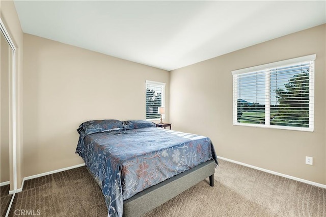29288 Woodlea Ln, Menifee, CA 92584 - carpeted bedroom with baseboards, multiple windows, and a closet
