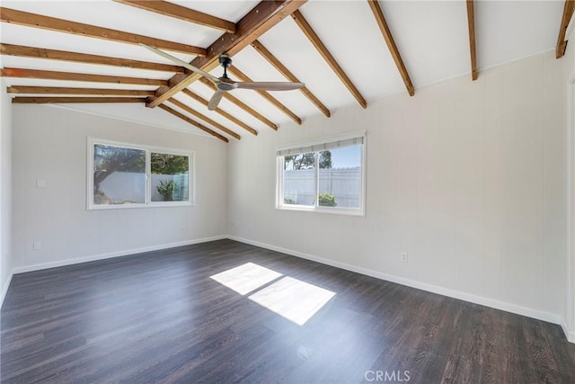 228 W Old Ml, Corona, CA 92882 - spare room with dark wood-style floors and ceiling fan