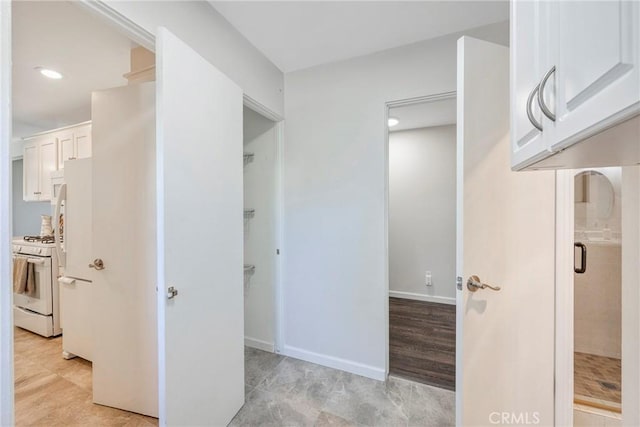 228 W Old Ml, Corona, CA 92882 - hall featuring recessed lighting and baseboards
