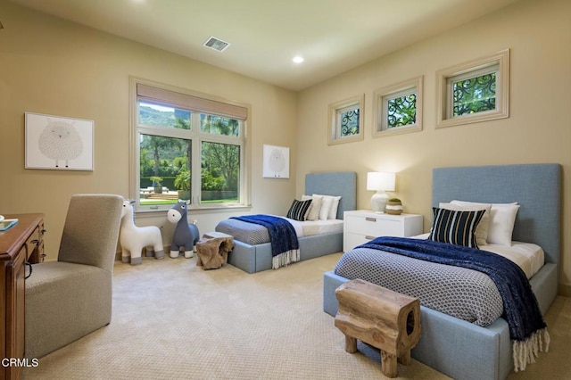 11113 Rocky High Rd, Santa Rosa, CA 93012 - bedroom with carpet and recessed lighting
